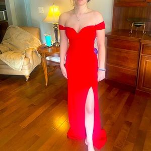 Red Formal Maxi Dress
